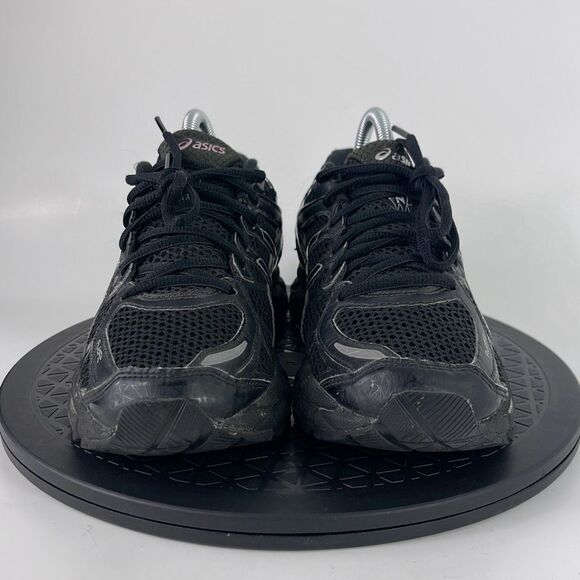 Asics Gel-Kayano 21 Silver/Black Athletic Running Shoes T4H7N Women’s Size 7.5 - Picture 2 of 12